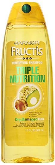 Garnier Fructis Triple Nutrition Shampoo, 13-Fluid Ounce