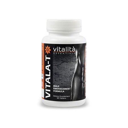 Vitala-T: All Natural Best Testosterone Booster For Men (60 count) - Increase Energy and Libido - All Natural, Safe Ingredients - Made in U.S.A