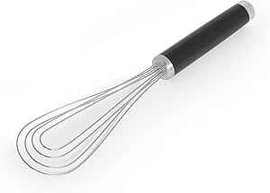 KitchenAid Flat Whisk, Black, 11.5-Inch