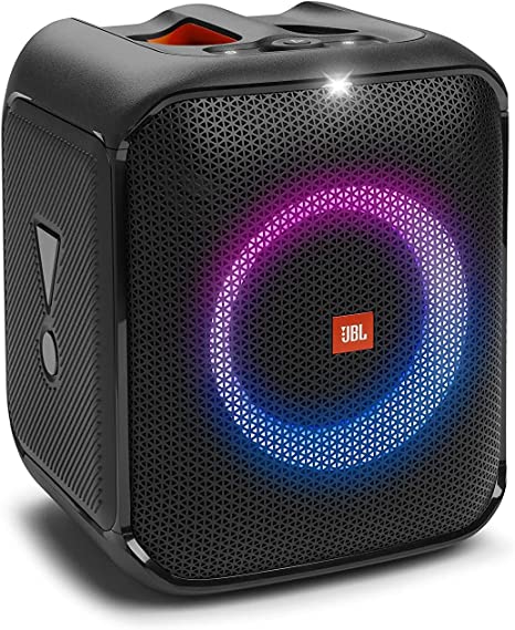 JBL PartyBox Encore Essential - Portable Party Speaker with Powerful 100W Sound, Built-in Dynamic Light Show, and IPX4 Splashproof Design - Black