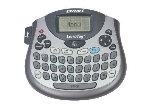Dymo S0758380 LetraTag LT-100T Qwerty Label Maker Plus Tape - Grey