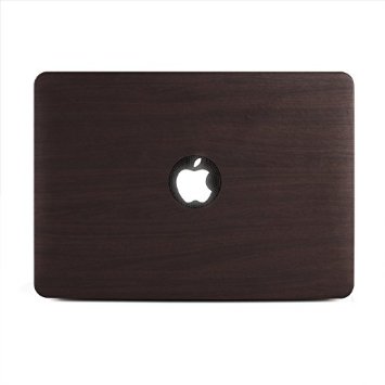 MacBook Pro 13 inch Retina (Model: A1425 and A1502 ) [Dark Wood] Pattern Case, Print Hard Shell Cover - Brown (Only Fit for MacBook Pro Case 13 -inch with Retina Display)
