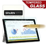 Surface Pro 3 Screen Protector Tempered GlassSPARIN Explosion-proof Repeatable Installation Glass Screen Protector for Microsoft Surface Pro 3 12 Inch Not for Microsoft Surface 3 108 Inch