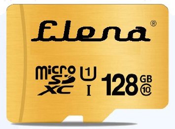 128gb Micro Sd Card,Elena TF Card Class 10 Memory card for Phone