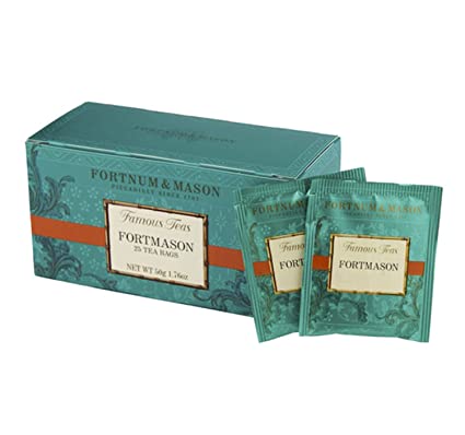 Fortnum and Mason British Tea, Fortmason Blend, 25 Count Teabags (1 Pack)