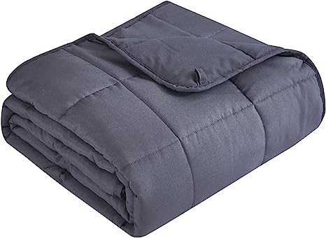 Topcee Weighted Blanket (20lbs 80"x87" King Size) Cooling Breathable Heavy Blanket Microfiber Material with Glass Beads Big Blanket for Adult All-Season Summer Fall Winter Soft Thick Comfort Blanket