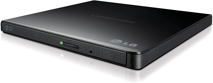 LG GP65NB60 8X USB 2.0 Super Multi Ultra Slim Portable DVD Writer Drive  /-RW External Drive with M-DISC Support - Black