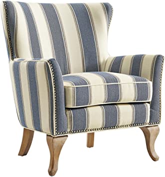 Dorel Living Reva Accent Chair, Blue