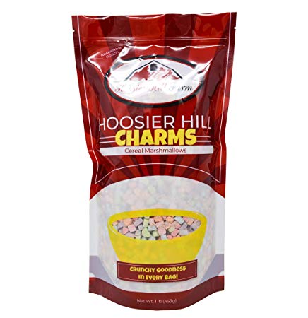 Hoosier Hill Farm Charms Original Cereal Marshmallows, 1 Pound Resealable Bag