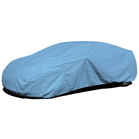 Budge Duro Car Cover Fits Sedans up to 200 inches, D-3 - (Polypropylene, Blue)