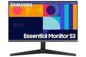 Samsung 24-inch (60.46cm) FHD, IPS, 100 Hz, 1920 x 1080 Flat Monitor, Bezel Less Design, AMD FreeSync, Flicker Free, HDMI, Display Port (LS24C330GAWXXL, Black)