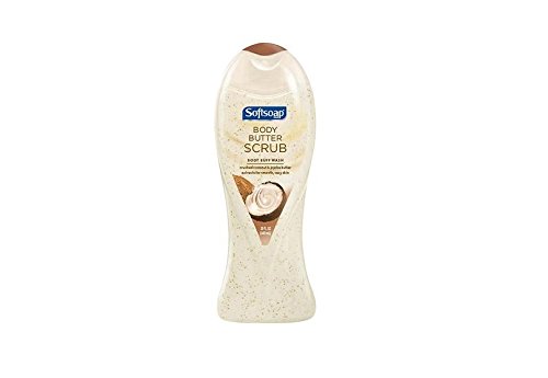 Softsoap Exfoliating Body Butter Scrub - Coconut & Jojoba Butter - 15 oz
