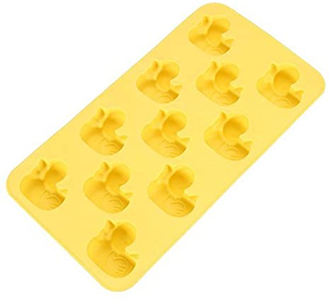 Funny Shaped Silicone Mold For Chocolate, Ice Cube Tray Party and Favors (Duck)