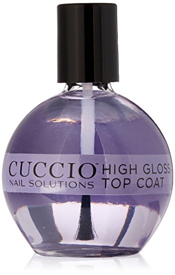Cuccio High Gloss Top Coat, 2.5 Ounce