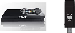 TiVo Edge for Cable | Cable TV, DVR and Streaming 4K UHD Media Player with Dolby Vision HDR and Dolby Atmos & TiVo WiFi 5 USB Adapter, Black (AP0100)