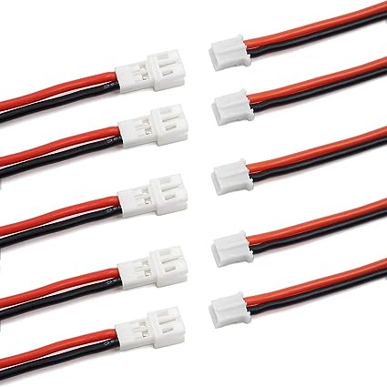 10pcs Upgraded Tiny Whoop JST-PH 2.0 Male and Female Connector Cable for Battery JJRC H36 H67 Blade Inductrix Eachine E010 E013