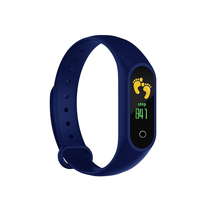 layal Smart Watch Bracelet M3 Color LED Sports Blood Pressure Oxygen Heart Rate Bluetooth for iOS Android Smart Phones