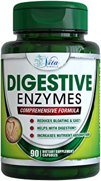 #1 Digestive Enzyme Supplements Support Digestion with Essential Super Digestive Enzymes Lipase Amylase lactase Protease. Enzymes for Digestion Supplement Your System to Help You Fully Digest Food