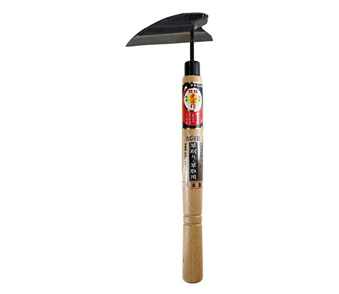 Japanese gardening sickle Easy to reap sharply with this sickle thin blade (Hounen Nejirikama) (Usude)
