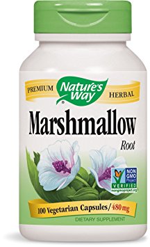 Marshmallow Root, 480 mg, 100 Capsules - Nature's Way