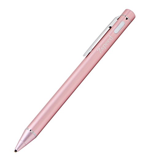 Zspeed 1.45mm Ultra Thin Active Stylus Fine Point Precision Stylus for iPad iPhone Android Samsung Tablets
