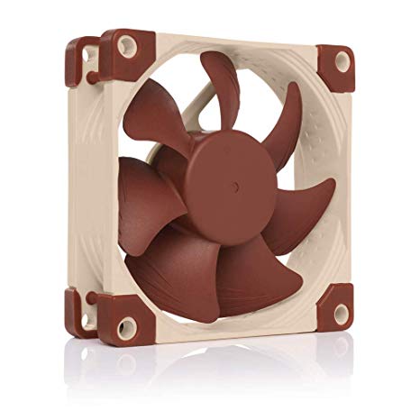 Noctua NF-A8 5V PWM, 4-Pin Premium Quiet Fan with USB Power Adaptor Cable (80mm, Brown)