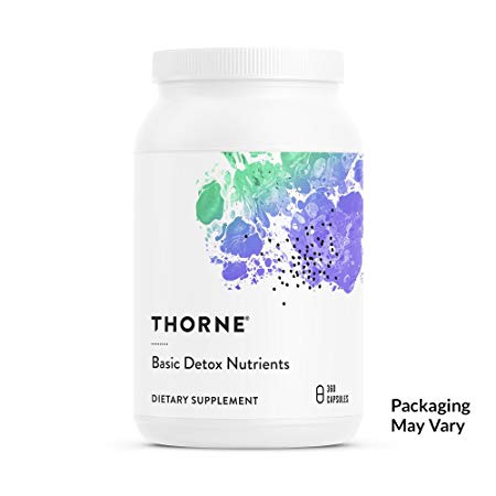 Thorne Research - Basic Detox Nutrients - Soy-Free - Vitamins, Minerals, and Other Nutrients to Aid in Detoxification - 360 Capsules