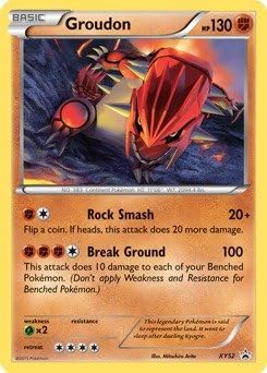 Pokemon - Groudon (XY52) - XY Black Star Promos - Holo