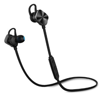 [Updated Version] Mpow Wolverine Bluetooth v4.1 Wireless Stereo Headphone Hands-free Calling Headset for iPhone-Black