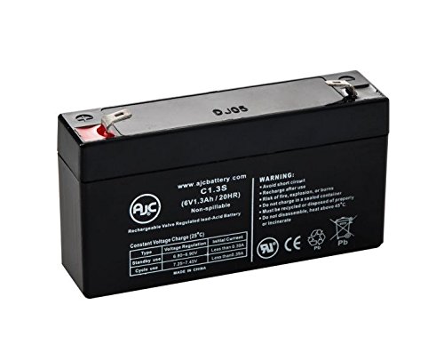 Leoch DJW6-1.2 Sealed Lead Acid - AGM - VRLA Battery - This is an AJC Brand® Replacement