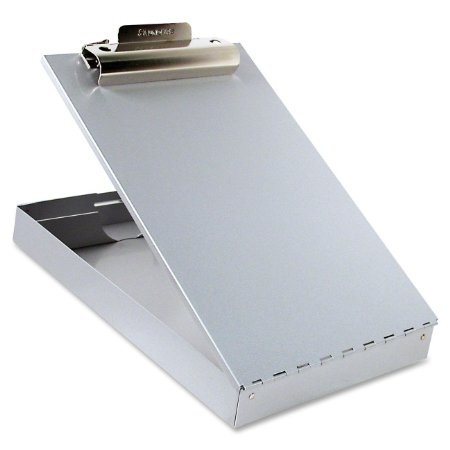 Saunders 11017 Recycled Aluminum Redi-Rite Storage Clipboard - Letter Size - 8.5 x 12 inches