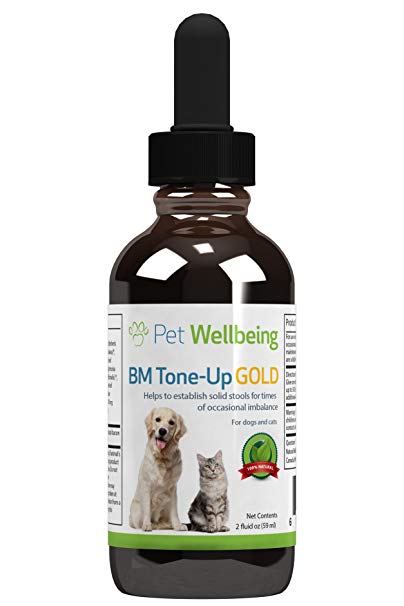 BM Tone-Up Gold - Herbal Supplement for Cats with Diarrhea - 2 oz Liquid Bottle