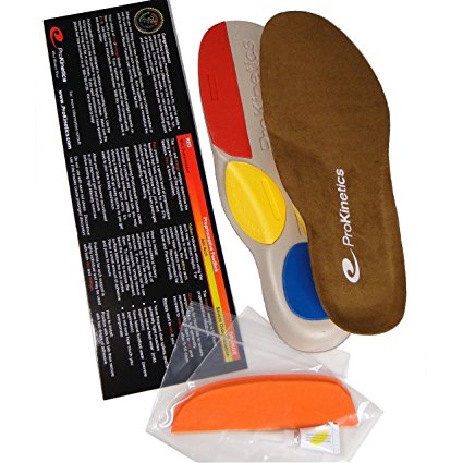 Customize ProKinetics Insoles to stop Over-Pronation and Supination related Posture problems. Easy Instructions and Phone Support. Fast Relief! Unisex M8.5-10/W10-11.5
