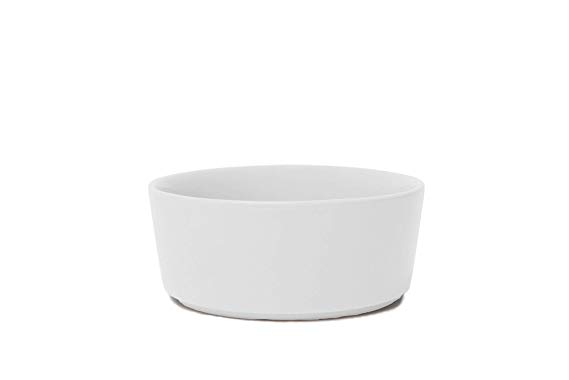 Waggo Light Grey Simple Solid Dog Bowl