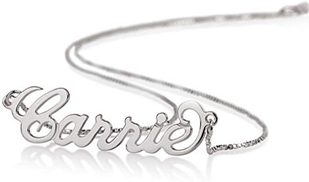 Sterling Silver Personalized Name Necklace - Custom Made Any Name