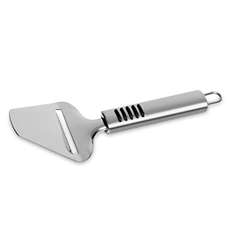 Cheese Slicer Made of Stainless Steel with Aluminum Handle Silver 9-inches by Topenca Supplies
