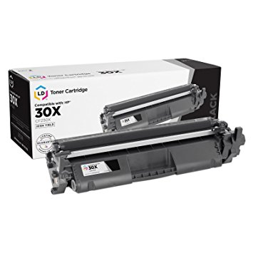 LD Compatible Replacement for HP 30X/CF230X HY Black Toner Cartridge for LaserJet M203d, M203dn, M203dw & LaserJet Pro M203dn, M203dw, MFP M227d, MFP M227fdn, MFP M227fdw and MFP M227sdn