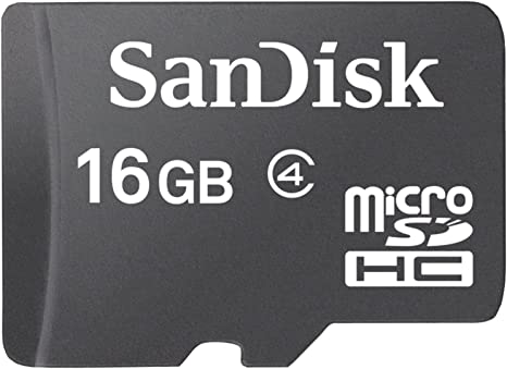 SanDisk 16 GB Class 4 microSDHC Flash Memory Card