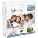 Twin Size SafeRest Classic Plus Hypoallergenic 100 Waterproof Mattress Protector - Vinyl Free