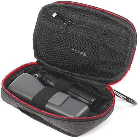 KIWI design Carrying Case for DJI Osmo Pocket, Splashproof Storage Bag Portable Travel Case with Multiple Compartments Fits DJI Osmo Pocket Accessories Perfectly