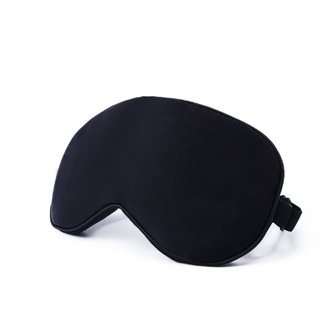 Latest Natural Silk Sleep Mask & Blindfold - Lifetime Guarantee - Super Smooth Eye Mask for Men & Women & Kids - Your Best Travel Sleeping Helper - Include FREE Ear Plugs