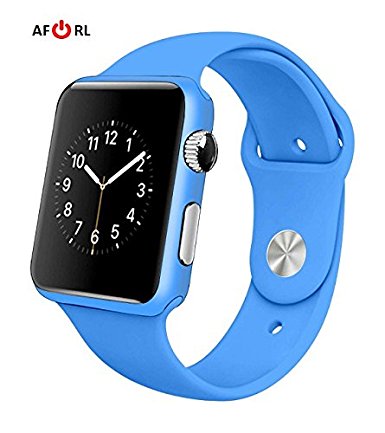 Amazingforless Bluetooth Touch Screen Smart Wrist Watch Phone with Camera - Blue