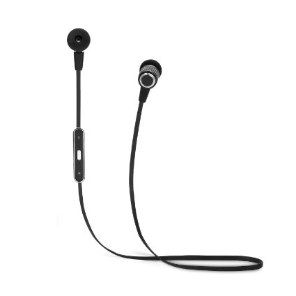 Wireless HeadphonesSufum In-ear Earbuds Bluetooth Headset Sport Bluetooth Earpieces for Cell Phones Black
