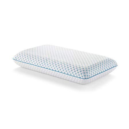 WEEKENDER Ventilated Gel Memory Foam Pillow with Reversible Cooling Cover – Two-Sided for All-Season Comfort – Washable Cover - King