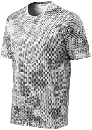 Joe's USA Mens or Youth CamoHex All Sport Moisture Wicking Shirts Youth XS-Adult 4XL