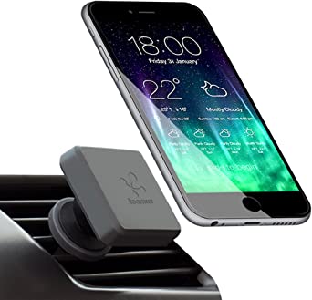Koomus Pro Air-M Air Vent Universal Magnetic Cradle-Less Smartphone Car Mount for All iPhone and Android Devices