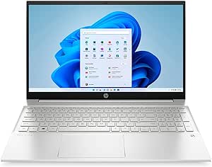 HP Pavilion Laptop 15-eh3047nr 15.6-inch FHD IPS AMD Ryzen 7 7730U 16GB DDR4 RAM 512GB SSD AMD Radeon Graphics USB Type-C HDMI Windows 11 Home Bluetooth Fast Charge Computer Natural Silver (Renewed)