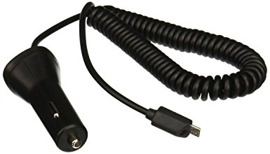 NALAKUVARA Rapid Dual Car Charger with 2.1amp Micro USB Power Port and LED Tip For Samsung Galaxy S6 S5 S3 S4 Note2 Note3, HTC ONE, DNA and Other Smartphone (Black)