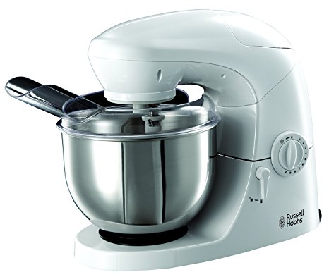 Russell Hobbs 21060 Food Collection Kitchen Machine Mixer, 4.8 L, 400 W - White