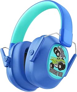 iClever Noise Cancelling Headphones for Kids, SNR 29dB Safety Noise Reduction Ear Muffs for Autism Sensory &Concentration Aid, Ear Hearing Protection for Fireworks/Event/Monster Truck/Concert